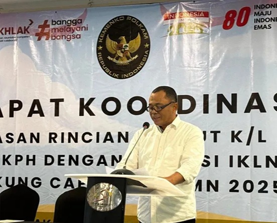 Plh. Asisten Deputi Koordinasi Doktrin dan Strategi Pertahanan Kemenko Polkam, Wahyu Handoyo. (Foto: Noa co.id/HO-Dok.Kemenko Polkam)