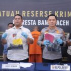 Kapolresta Banda Aceh, Kombes Pol Joko Heri Purwono, mengungkap Motif Pelaku Pembakar Dayah Babul Maghfirah, Kamis (6/11/2025). Foto: Dok. Istimewa