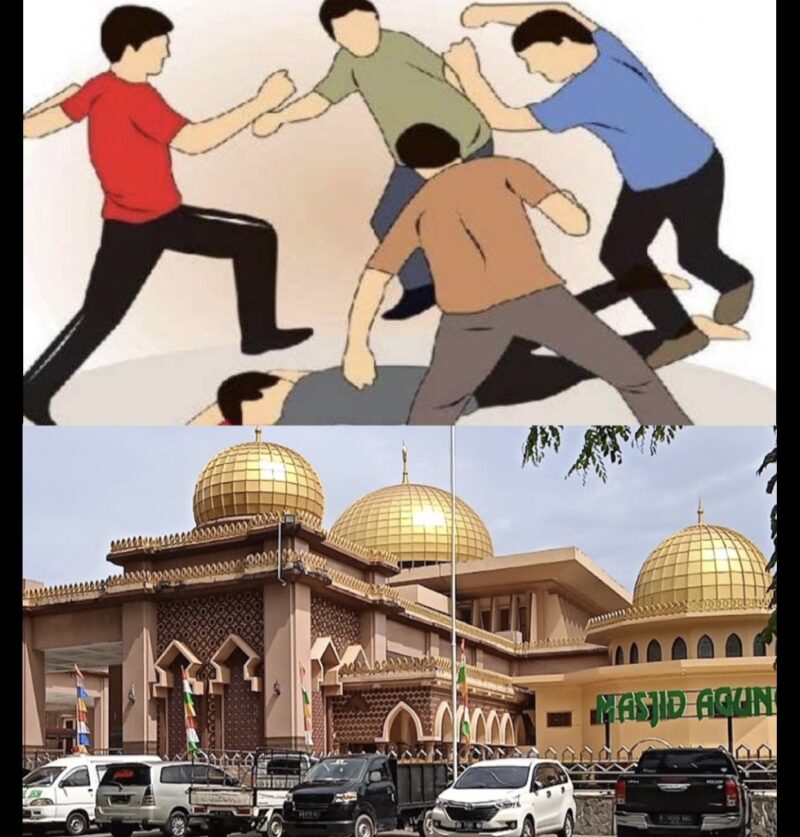 Penganiayaan yang menewaskan Arjuna Tamaraya di Masjid Agung Sibolga, Sumut, Jumat (31/10/2025)