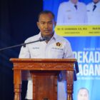 Ketua PWI Nagan Raya, Zulfikar mengucapkan Terima Kasih atas Dukungan Pemkab dan semua Pihak atas Suksesnya Penganugerahan dan Pelantikan PWI 2025, Kamis (6/11/2025). Foto: Dok. PWI Nagan Raya
