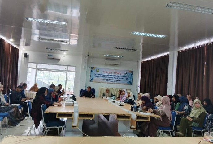 Pertemuan Evaluasi Rujukan Berbasis Kompetensi Tahun 2025 yang digelar Dinas Kesehatan Kota Banda Aceh di Puskesmas Meuraxa, Kamis (13/11/2025). Foto: Dinkes Banda Aceh