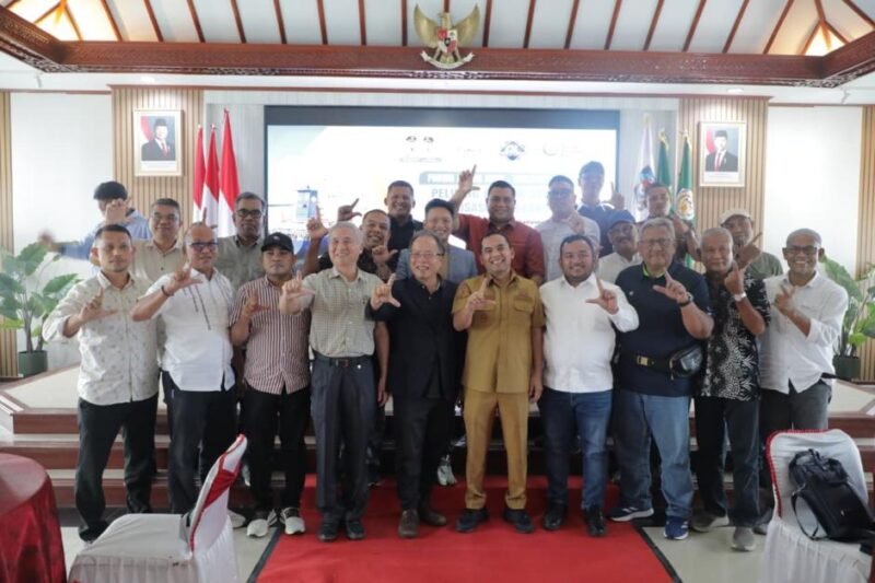 Wali Kota Lhokseumawe, Dr. Sayuti Abubakar, S.H., M.H., menghadiri Forum Bisnis Aceh–Malaysia–Taiwan yang digelar di Aula Setdakota Lhokseumawe. dok. Pemko Lhokseumawe