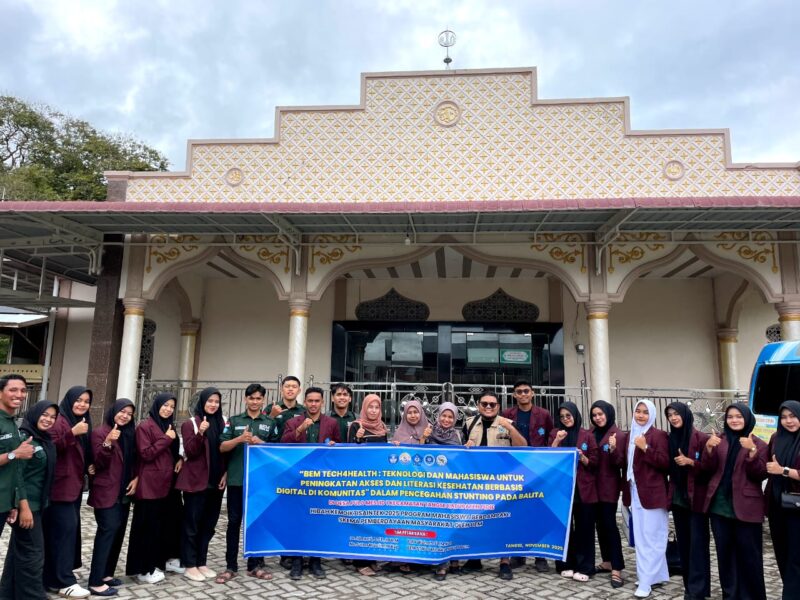 STIKes Medika Nurul Islam melaksanakan program pengabdian masyarakat di Desa Pulo Mesjid 1, Kecamatan Tangse, Kabupaten Pidie. Foto: Dok. Istimewa