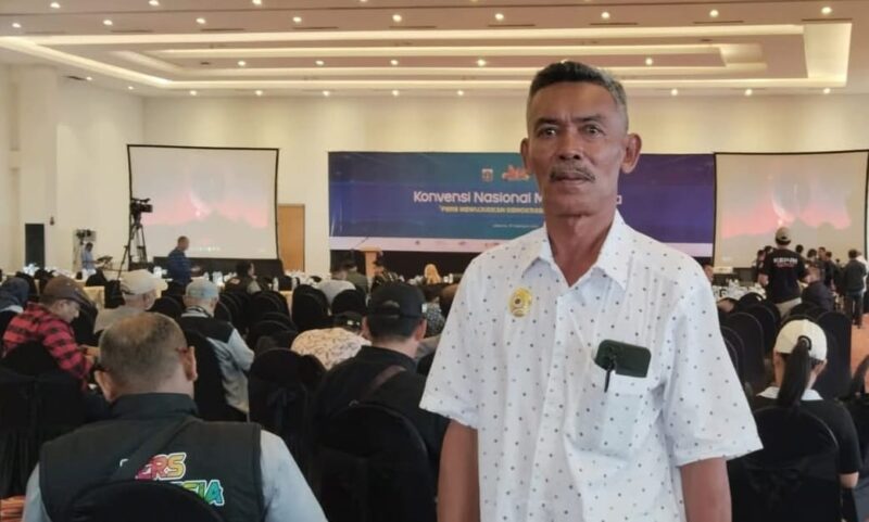Sekretaris PWI Aceh Selatan, Sudirman Hamid mengecam keras kasus dugaan ancaman terhadap Jurnalis Paparazzi, Tri Nugroho Panggabean (54), Aceh Utara, Selasa (4/11/2025). Foto: Dok. Istimewa