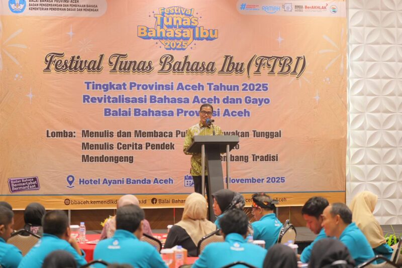 Kepala Dinas Perpustakaan dan Kearsipan Aceh, Dr. Syaridin S.Pd., M.Pd. Foto: Dok. DPKA