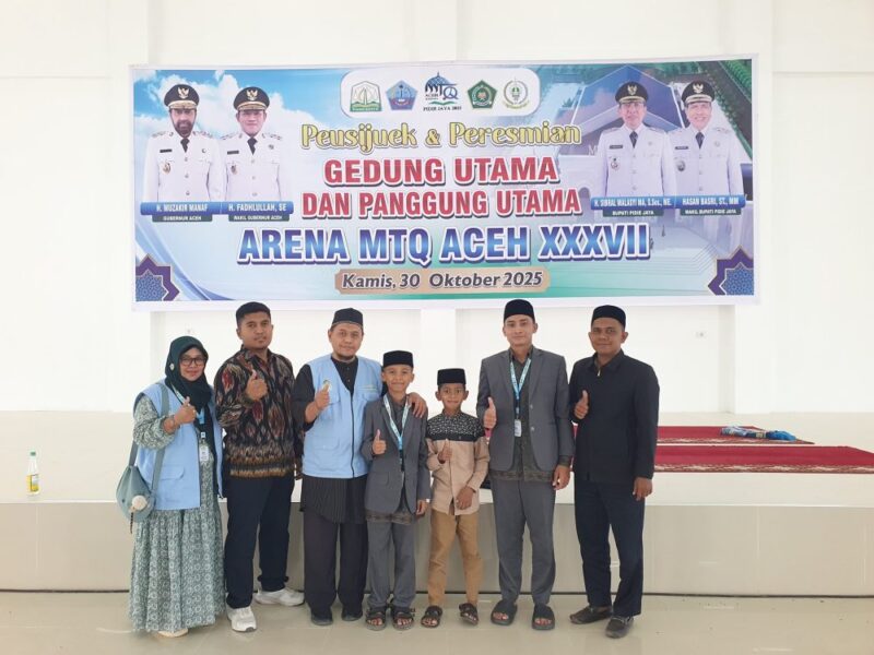 Kafilah Kota Banda Aceh berhasil meloloskan 23 peserta ke babak final MTQ Provinsi Aceh ke-37 di Pidie Jaya. Foto: Dok. Dinas Syariat Islam Banda Aceh