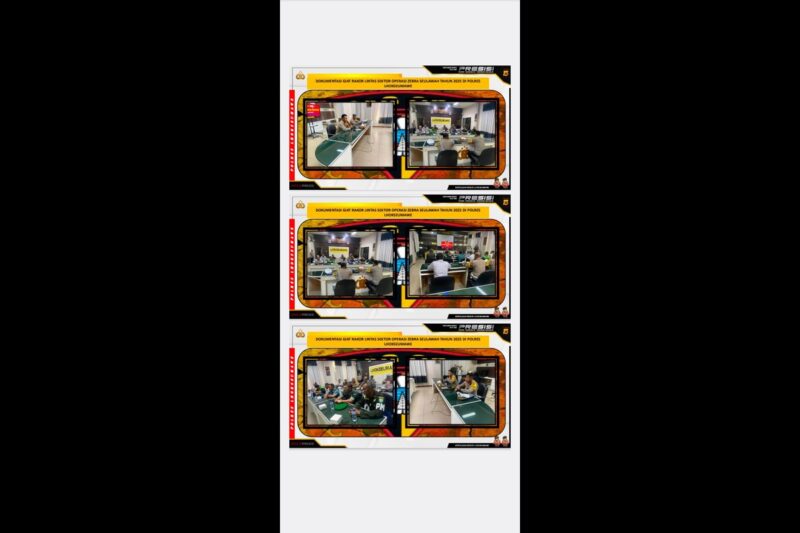 Polres Lhokseumawe menggelar rapat koordinasi (rakor) lintas sektor dalam rangka persiapan pelaksanaan Operasi Zebra Seulawah 2025 di Aula Vicon Presisi Polres Lhokseumawe, Senin (17/11/2025) pagi. Dok. Polres Lhokseumawe