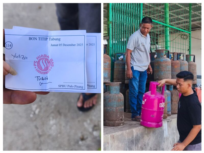 Penyaluran gas 12 kg dan kupon yang harus digunakan, (Foto.IST).