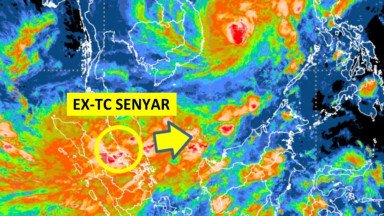 Siklon Tropis Senyar (Foto : Dok.BMKG)