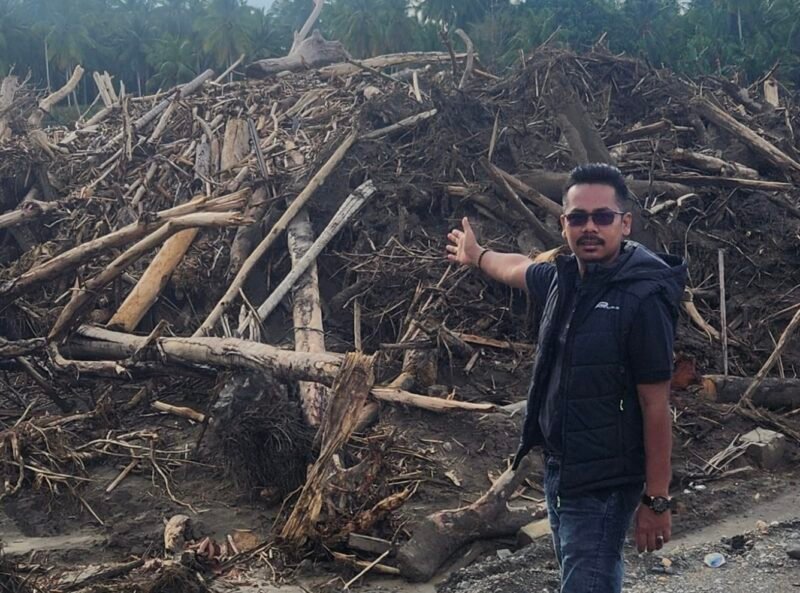 Ketua Serikat Aksi Peduli Aceh (SAPA), Fauzan Adami, menyerukan pembenahan tata kelola lingkungan menyusul bencana banjir dan longsor yang melanda Aceh. Foto: Dok. Istimewa