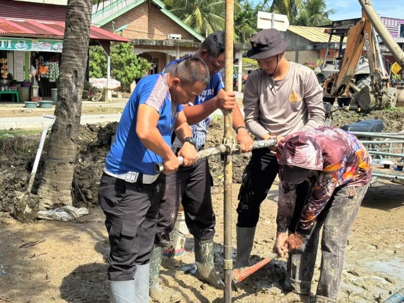Polda Aceh Telah Bangun 206 Sumur Bor di Wilayah Terdampak Bencana. Foto: Istimewa