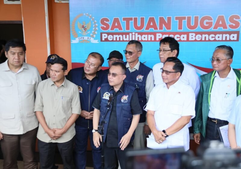 Rapat Koordinasi Satuan Tugas (Satgas) Pemulihan Pascabencana DPR RI dengan Satgas Percepatan Rehabilitasi dan Rekonstruksi Pascabencana Sumatra di Kota Banda Aceh, Provinsi Aceh, Sabtu (10/1/2026). (Foto : NOA.co.id/Farid Ismullah).