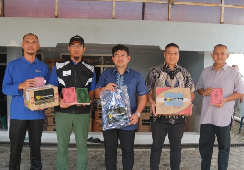 Pemerintah Provinsi Aceh Terima 20 Ton Bantuan dari MyFundAction untuk Korban Banjir dan Longsor di Aceh, Banda Aceh, Kamis (29/1/2026). (Foto : Ist).