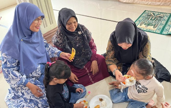 Kegiatan pelayanan kesehatan ibu dan anak melalui posyandu sebagai upaya pencegahan stunting di Aceh Besar, Kamis (22/01/2026). Foto: Dok. MC Aceh Besar
