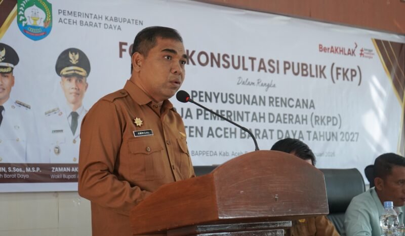 Plt. Sekda Abdya, Amrizal. Foto. Dok. Teukunizar/NOA.co.id