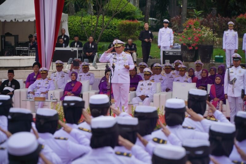 Bakamla RI memperingati Hari Ulang Tahun (HUT) ke-20 dengan menggelar upacara resmi di lapangan Proklamasi, Menteng, Jakarta Pusat, Rabu (7/1/2026). (Foto : NOA.co.id/HO-Bakamla RI).