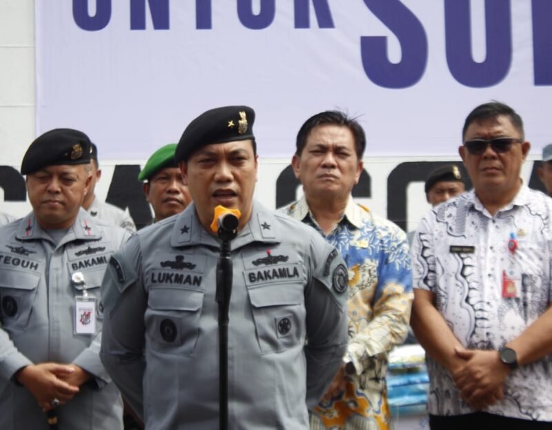 Bakamla RI Lepas KN. Singa Laut-402 untuk Misi Kemanusiaan ke Siau. (Foto : NOA.co.id/HO-Bakamla RI).