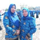 Herawati (kanan) dan Maryani (kiri) yang merupakan salah satu peserta deretan PPPK Paruh Waktu formasi 2025 yang dilantik hari ini, Kamis, 5 Februari 2026. Dok. Ist