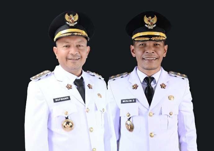Bupati dan Wakil Bupati Aceh Jaya periode 2025–2029, Safwandi–Muslem D. Foto: Dok. Istimewa