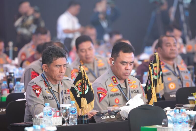 Kapolda Aceh Irjen Pol. Drs. Marzuki Ali Basyah, M.M., saat mengikuti pembukaan Rapim Polri 2026 di Jakarta, Selasa (10/2/2026). Foto: Dok. Istimewa 