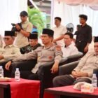 Kapolda Aceh Marzuki Ali Basyah menghadiri peresmian dan penyerahan mock-up pesawat Garuda Indonesia di UPT Asrama Haji Embarkasi Aceh, Banda Aceh, Minggu (15/2/2026). Foto: Dok. Istimewa
