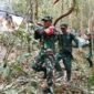 TNI Temukan dan Evakuasi Kecelakaan Pesawat Pelita Air di di wilayah pegunungan Pabetung Remayo, Kecamatan Krayan Timur, Kabupaten Nunukan, Provinsi Kalimantan Utara, Kamis (19/2/2026). (Foto : NOA.co.id/HO-Puspen TNI).