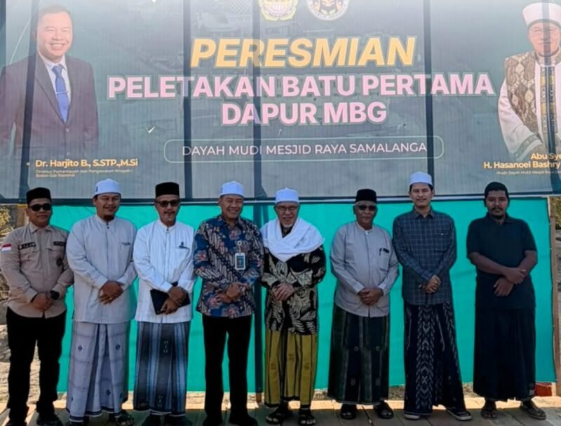Kunjungan resmi Badan Gizi Nasional ke Dayah MUDI Mesra Samalanga pada Rabu–Kamis, 28–29 Januari 2026, dalam rangka Sosialisasi Program Makan Bergizi Gratis (MBG) bagi santri. Foto: Dok. SPPG Aceh