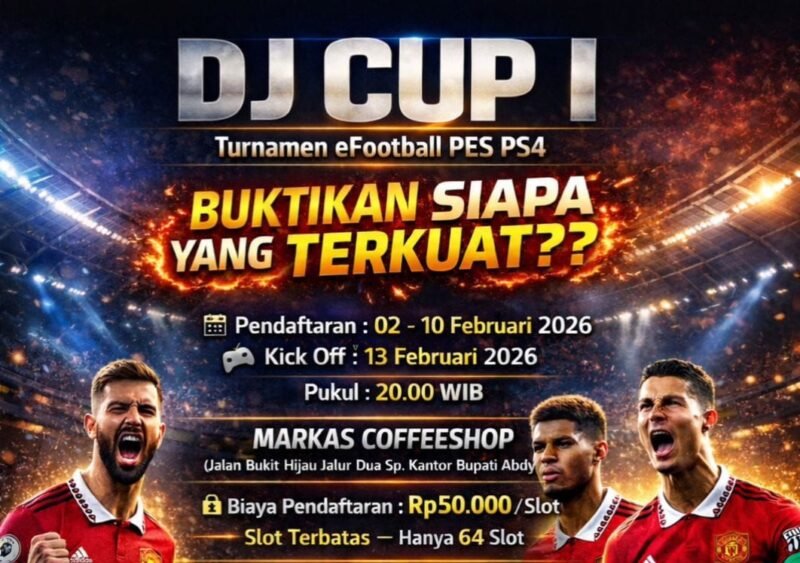 Turnamen DJ Cup I eFootball PES PS4 Digelar Februari 2026. Dok. Teukunizar/NOA.co.id
