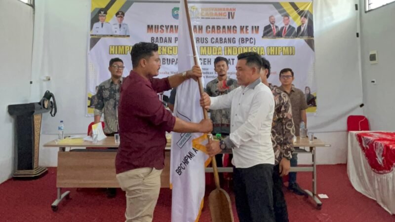 Akmal Al-Qarasie, M.Sos resmi terpilih secara aklamasi sebagai Ketua Umum Badan Pengurus Cabang (BPC) Himpunan Pengusaha Muda Indonesia (HIPMI) Kabupaten Aceh Barat Daya periode 2026–2029. Foto. Dok. Teukunizar/NOA.co.id