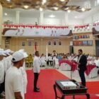 Prosesi pelantikan pengurus KONI Abdya di Aula kantor DPRK setempat. Foto. Dok. Teukunizar/NOA.co.id