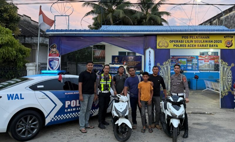 Joki balap liar bersama motor diamankan Satlantas Polres Aceh Barat Daya. Foto. Dok. Teukunizar/NOA.co.id