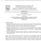 Pengumuman seleksi terbuka Jabatan Pimpinan Tinggi Pratama Tahun 2026. Foto: Dok. Diskominfo Kota Banda Aceh