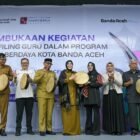Foto bersama usai kegiatan Profiling Guru Program Guru Berdaya di Hotel Rasamala, Selasa (10/2/2026). Foto: Dok. Prokopim Kota Banda Aceh