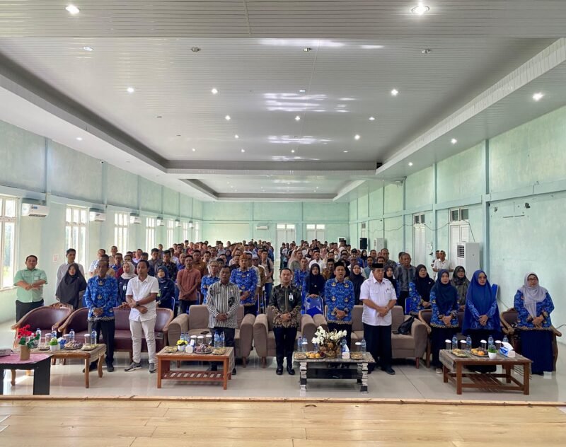 Suasana sosialisasi dan pelatihan Internet Banking Corporate (IBC) yang digelar Pemkab Aceh Jaya di Aula DPMPKB Aceh Jaya, Kamis (12/2/2026). Foto: Dok. Mc Aceh Jaya