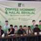 Ketua DPW PKB Aceh H. Ruslan M. Daud saat berdialog dengan insan pers dalam kegiatan coffee morning di Banda Aceh, Senin (30/3/2026). Foto: Dok. Istimewa 
