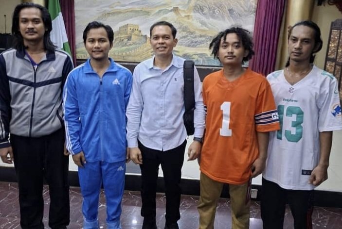 TNI bersama Otoritas Terkait Setempat Berhasil bebaskan Empat WNI yang diculik Di Perairan Gabon, Kamis (6/3/2026). (Foto : NOA.co.id/HO-Puspen TNI)