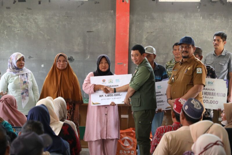 BNPB Salurkan DTH 259 KK Warga Kecamatan Rantau, Aceh Tamiang, Selasa (10/3/2026). (Foto : NOA.co.id/HO-BNPB).