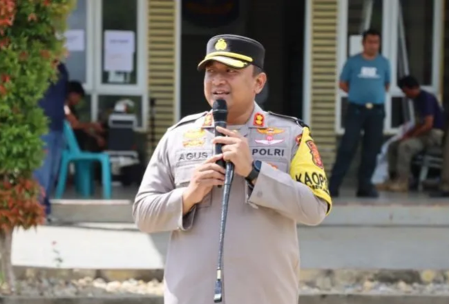 Kapolres Aceh Barat Daya, AKBP Agus Sulistianto. Foto. Dok. Teukunizar/NOA.co.id