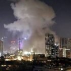 Kepulan asap terlihat di Teheran setelah serangan gabungan AS-Israel, disusul serangan balasan rudal Iran ke Israel, Sabtu (28/2/2026). Foto: Dok. Istimewa