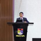 Kapolda Aceh Marzuki Ali Basyah memberikan kuliah umum kepada mahasiswa Universitas Prima Indonesia Medan dengan tema Local Wisdom dalam Merawat Kamtibmas dan Penegakan Hukum. Medan, Kamis (12/03/2026). Foto: Dok. Istimewa