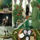 Sinar Hayani menunjukkan produk olahan sereh wangi “Padusi Tapa” yang dikembangkannya di Tapaktuan, Aceh Selatan, Rabu (29/4/2026). Foto: Dok. Istimewa 