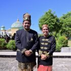 Sekretaris Daerah Aceh Jaya H. Masri, S.E., M.Si. bersama Dahrial Saputra, S.IP., Kepala Bagian Pemerintahan Setdakab sekaligus Plt Kepala DPMPKB Aceh Jaya. Foto: Dok. Istimewa