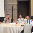 Kepala Korps Lalu Lintas (Kakorlantas) Polri Irjen Pol. Drs. Agus Suryonugroho S.H., M.Hum menghadiri Forum Silaturahmi dengan perwakilan komunitas ojek online (ojol) dari 12 Polda di Hotel Padma, Semarang, Rabu (22/4/2026).