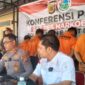 Konferensi pers Polres Abdya terkait pengungkapan kasus narkoba. Foto. Dok. Teukunizar/NOA.co.id