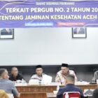 Suasana RDP DPRA bersama pemerintah, akademisi, dan pemangku kepentingan membahas Pergub JKA 2026, Selasa (28/4/2026). Foto: Dok. DPRA