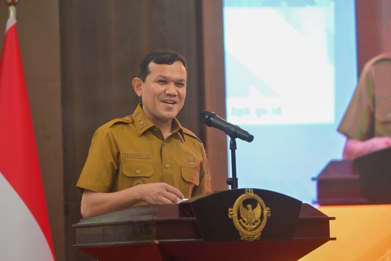 Wakil Gubernur Aceh Fadhlullah menyampaikan penjelasan terkait penyesuaian program Jaminan Kesehatan Aceh (JKA) di Banda Aceh, Kamis (2/4/2026). Foto: Dok. Istimewa 