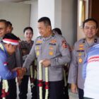 Kontingen Taekwondo Garbha Presisi Polri tiba di Bandara Soekarno-Hatta usai meraih juara umum di Jepang, Selasa (28/4/2026). Foto: Dok. Istimewa 