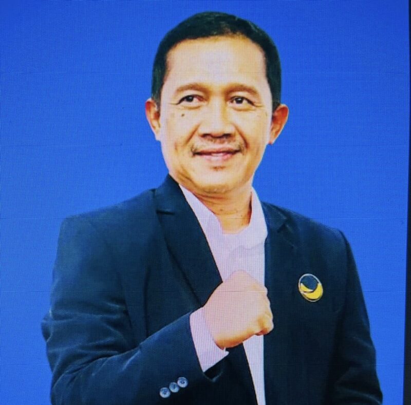 Ramadhana Lubis menegaskan tidak pernah mengirim rilis kepada media terkait isu kepengurusan DPW NasDem Aceh, Banda Aceh, Sabtu (18/4/2026). Foto: Dok. Istimewa 