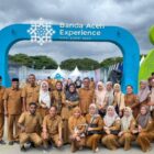 Jajaran Dinas Sosial Kota Banda Aceh menghadiri kegiatan Expo Banda Aceh 2026 yang berlangsung di Banda Aceh, dua pekan lalu. Foto: Dok. Dinsos Kota Banda Aceh