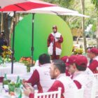 Wali Kota Banda Aceh Illiza Saaduddin memberikan sambutan pada kegiatan pelestarian lingkungan, baru baru ini di Banda Aceh. Foto: Dok. Humas Pemko Banda Aceh